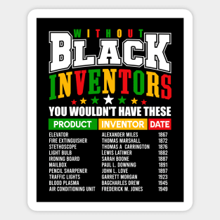 Black Inventors Magnet